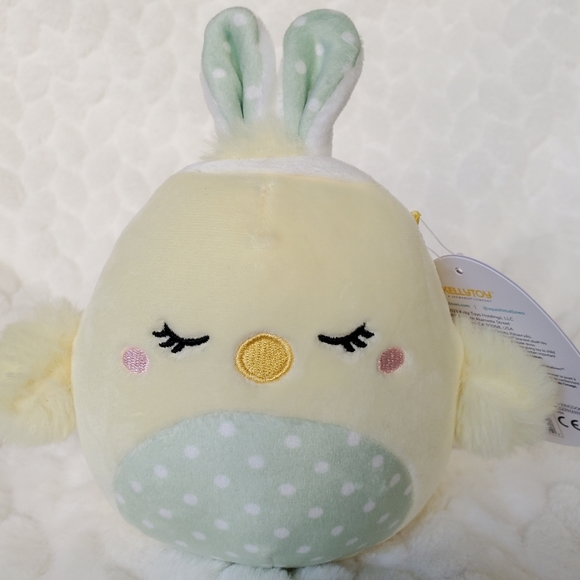 Aimee the Chick with Bunny Ears Easter Squishmallows 5 Inch BNWT - Picture 6 of 7
